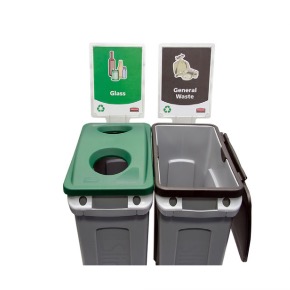 Stazione di riciclo Slim Jim Rubbermaid